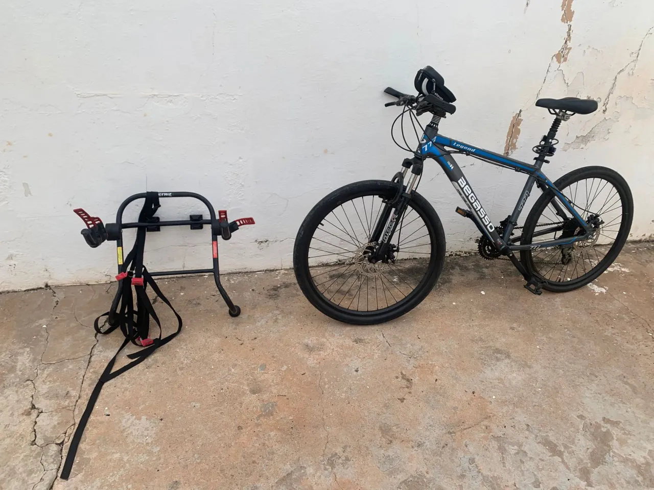 Suporte de bicicleta para carro + Bicicleta Aro 29 Mountain