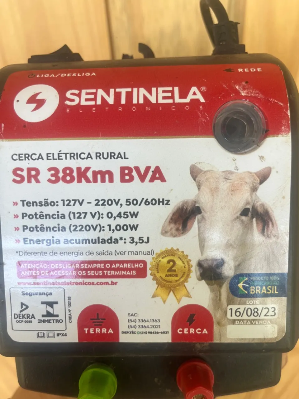 Cerca Elétrica Rural Sentinela SR 38Km BVA