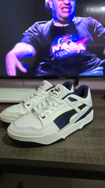 Tênis Puma Slipstream Always On Navy White<br>Navy White