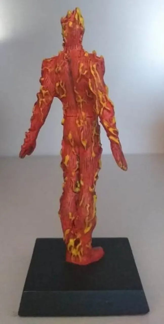 Tocha Humana - Coleção de Miniaturas Marvel Eaglemoss n. 18 - Foto 3