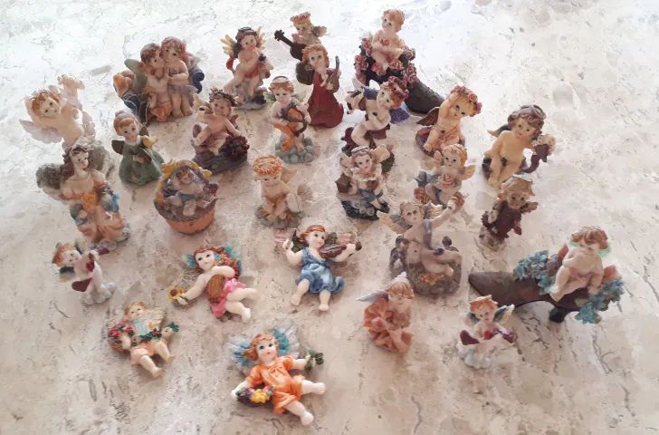 Coleção Bibelôs e Porcelana de Anjos