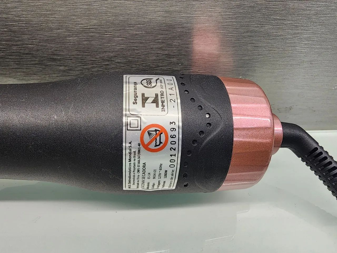 Escova Secadora Mondial Black Rose Argan  - Foto 4