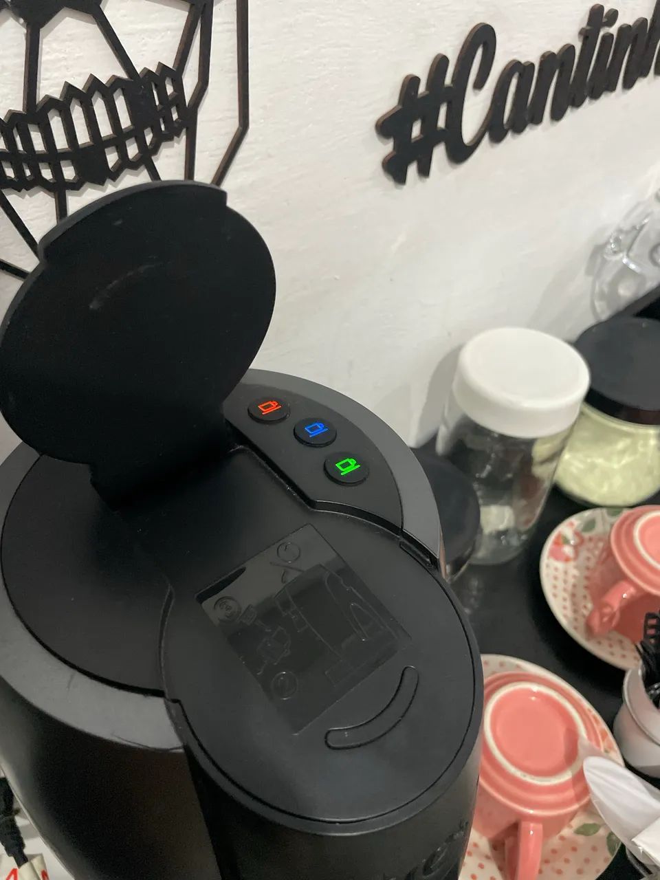 Cafeteira 3 corações 