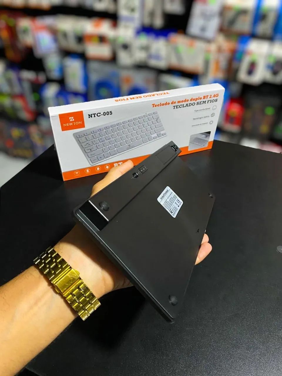 TECLADO BLUETOOTH NEWION NTC-005 - Foto 3