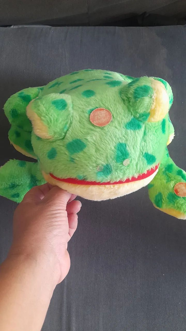 Sapo de Pelúcia Verde - Foto 3