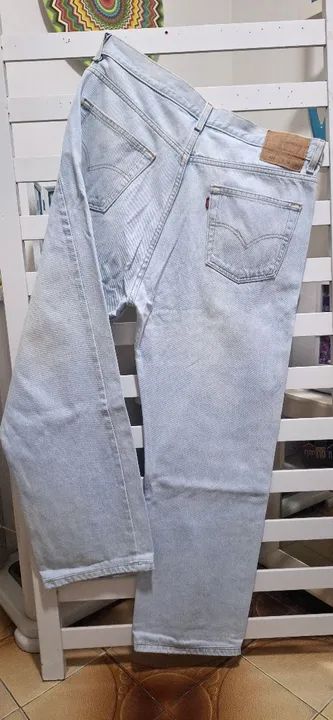 Estilosa Calça Jeans Masculina Tradicional Levi's Tamanho 44 Mtooo Top!!! - Foto 4