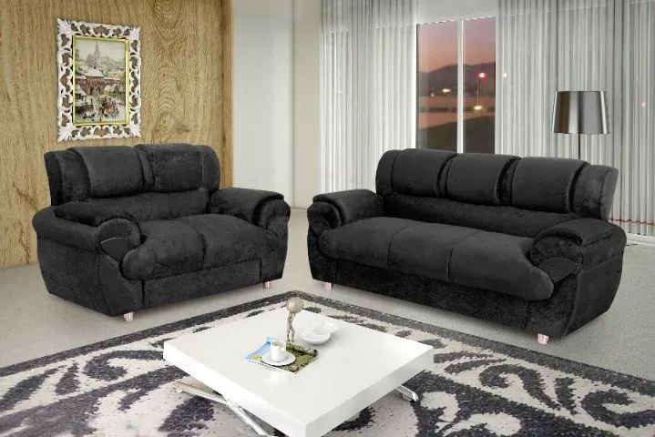 Conjunto Sofá 2 e 3 Lugares Panamra - Foto 2