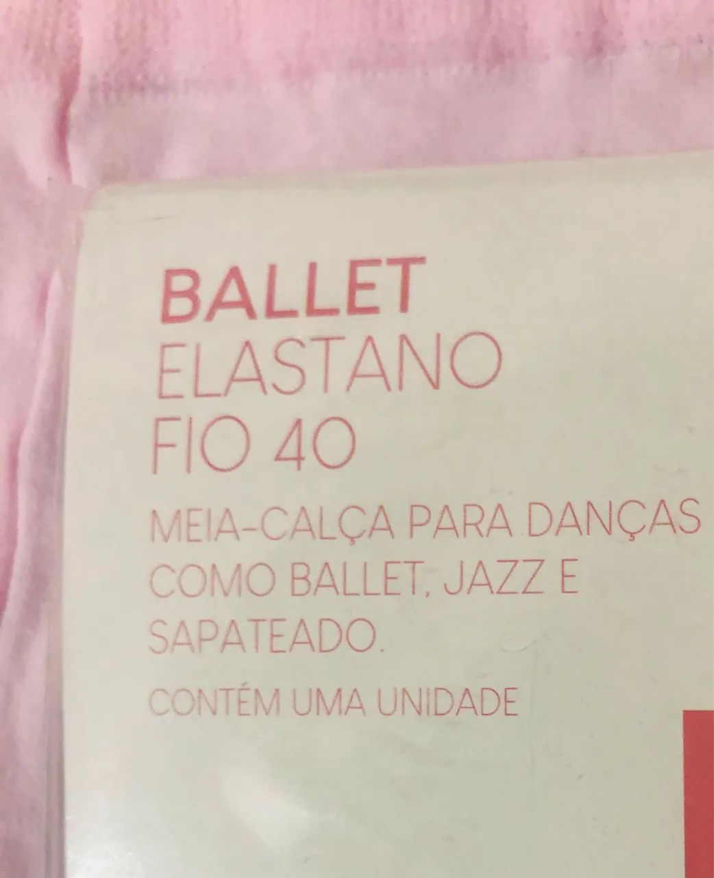 Meia calça infantil Selene rosa - Foto 3