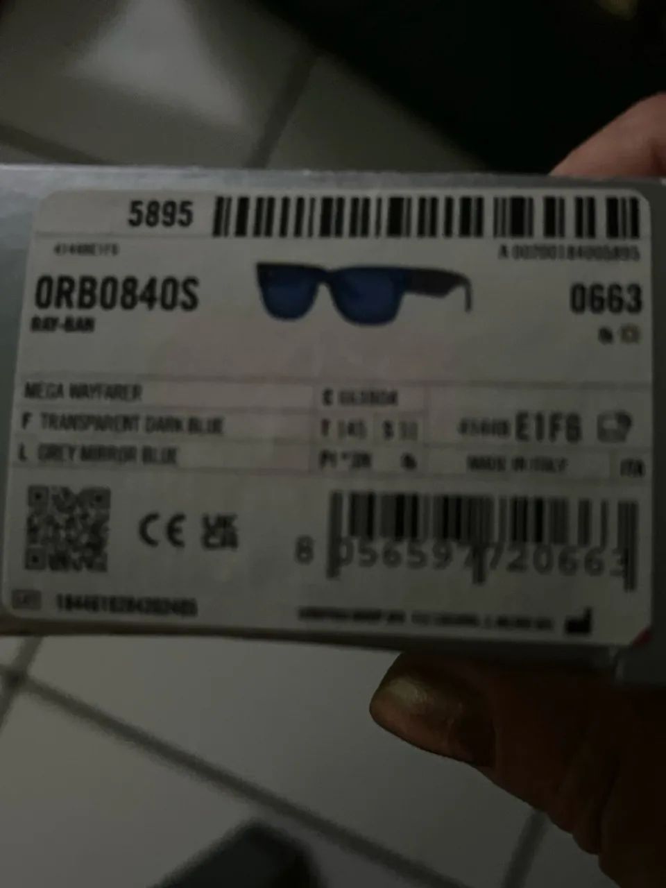 Óculos Ray-Ban Dark Blue - Foto 5