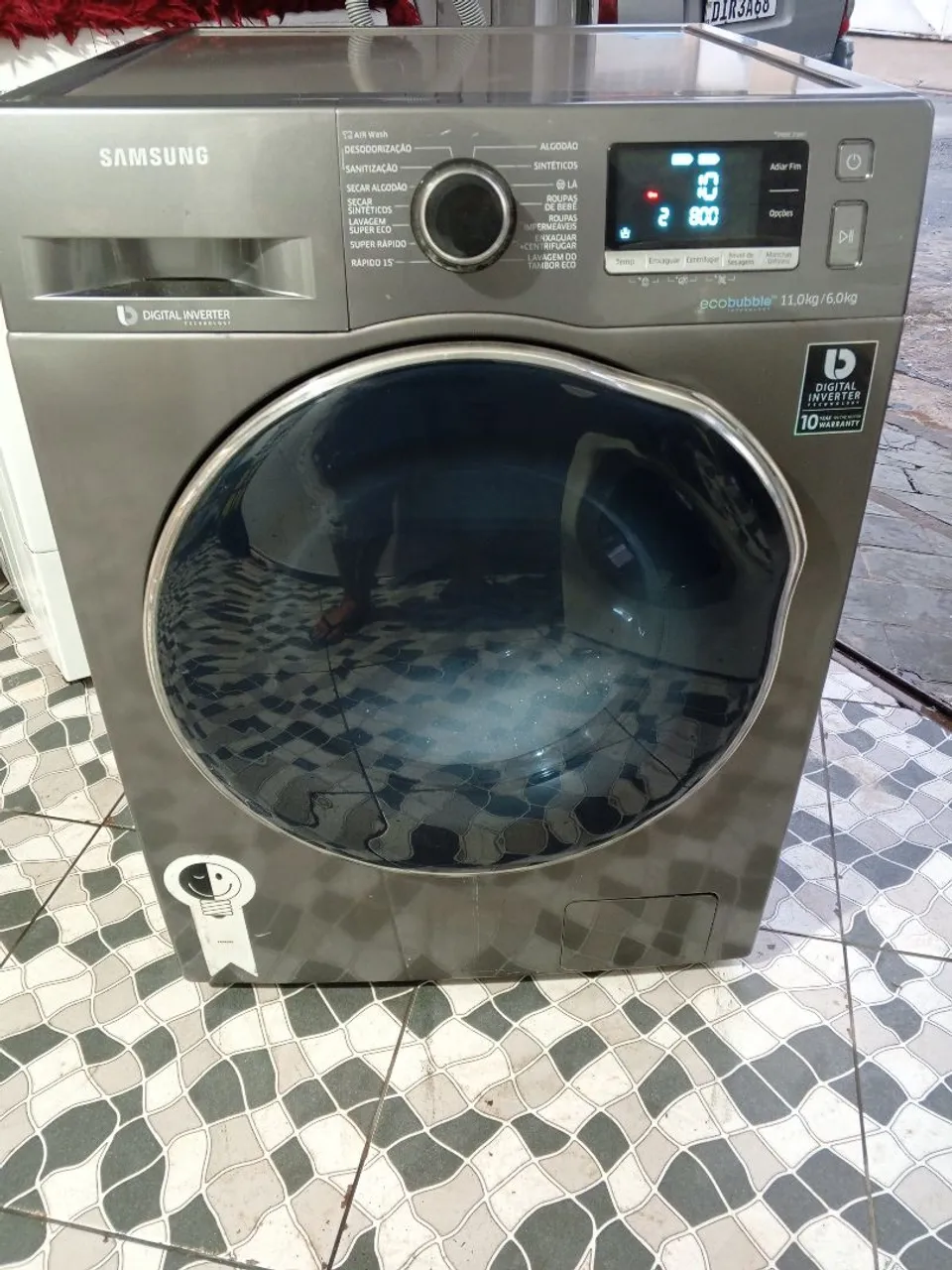 Lava e seca Samsung 11kg Eco Bubble entrego testo na hora
