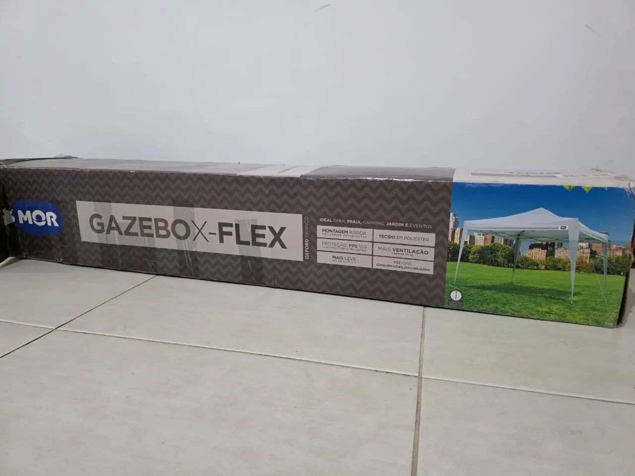 Gazebo X-Flex Oxford Branco Reforçado