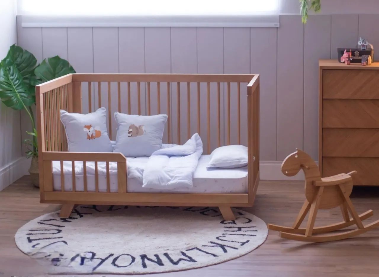 Berço, Mini Cama e Berço Americano - Madeira Natural! - Foto 4