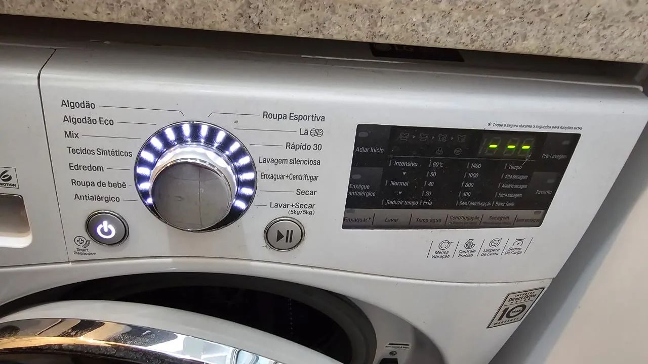 Lava & Seca LG Touch LED 8,5Kg Branca  - Foto 2