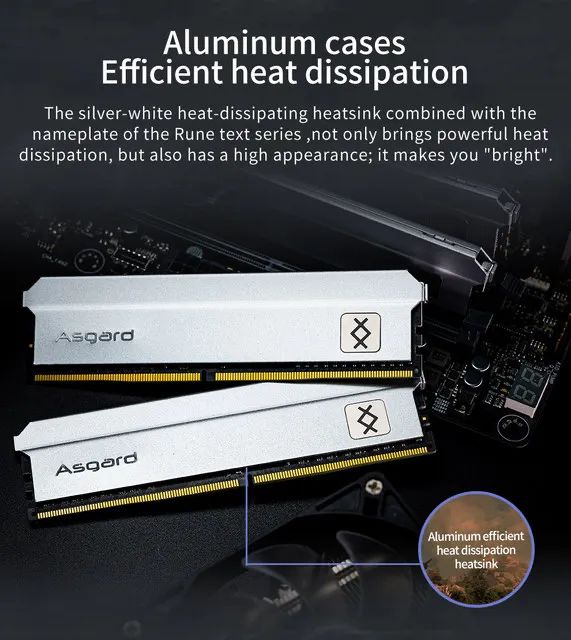 Kit 2x16GB DDR4 3200MHz ASGARD - Foto 2