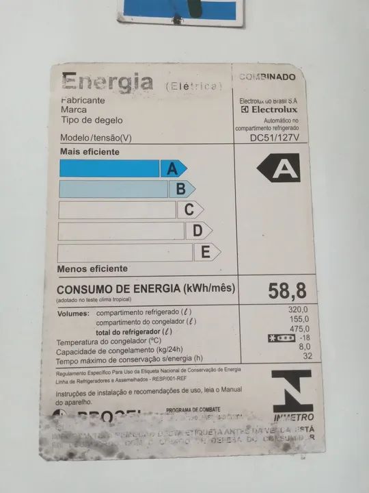 Geladeira Duplex Electrolux Branca - Foto 2