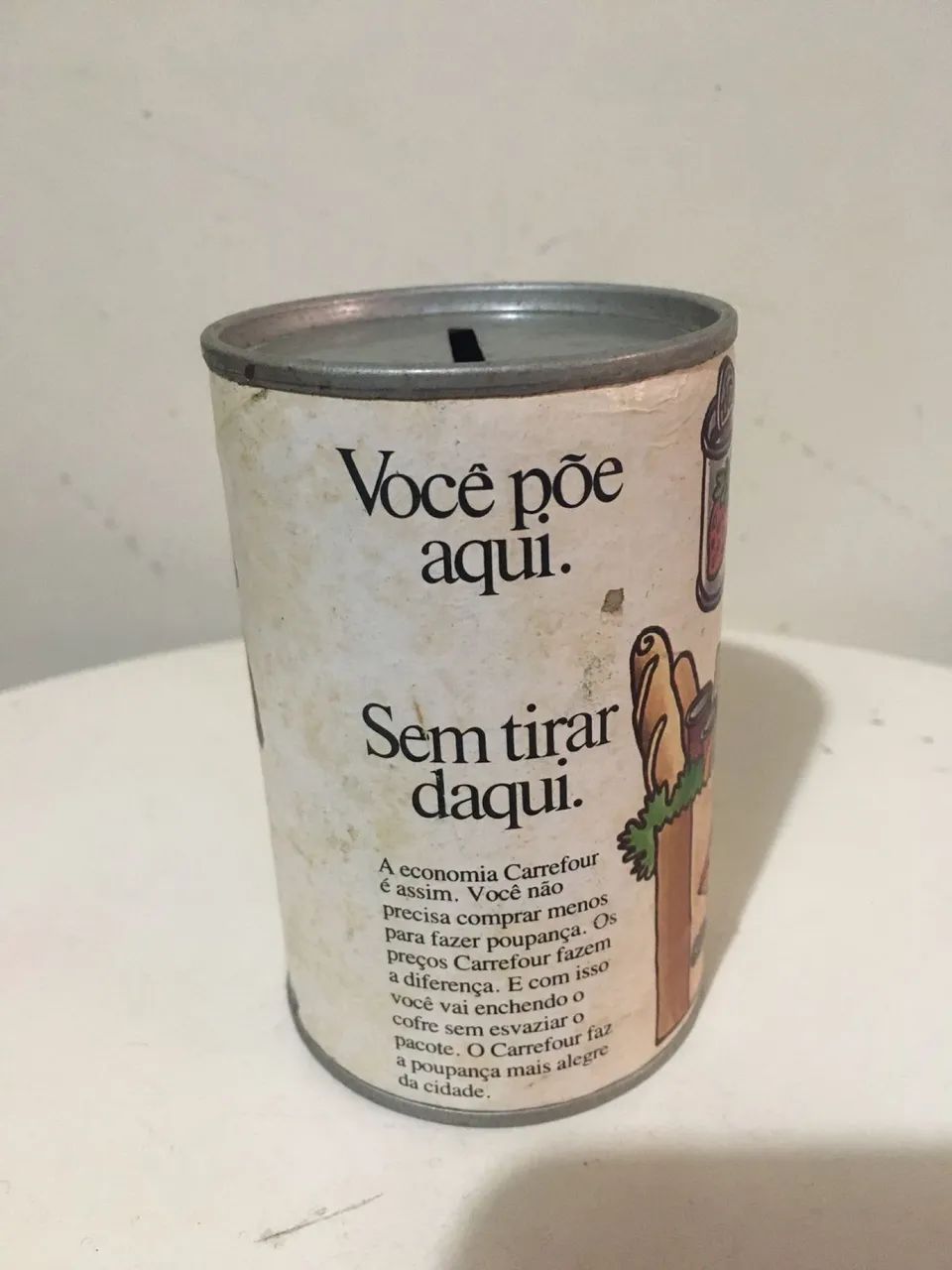 Lata cofre Carrefour antiga  - Foto 3