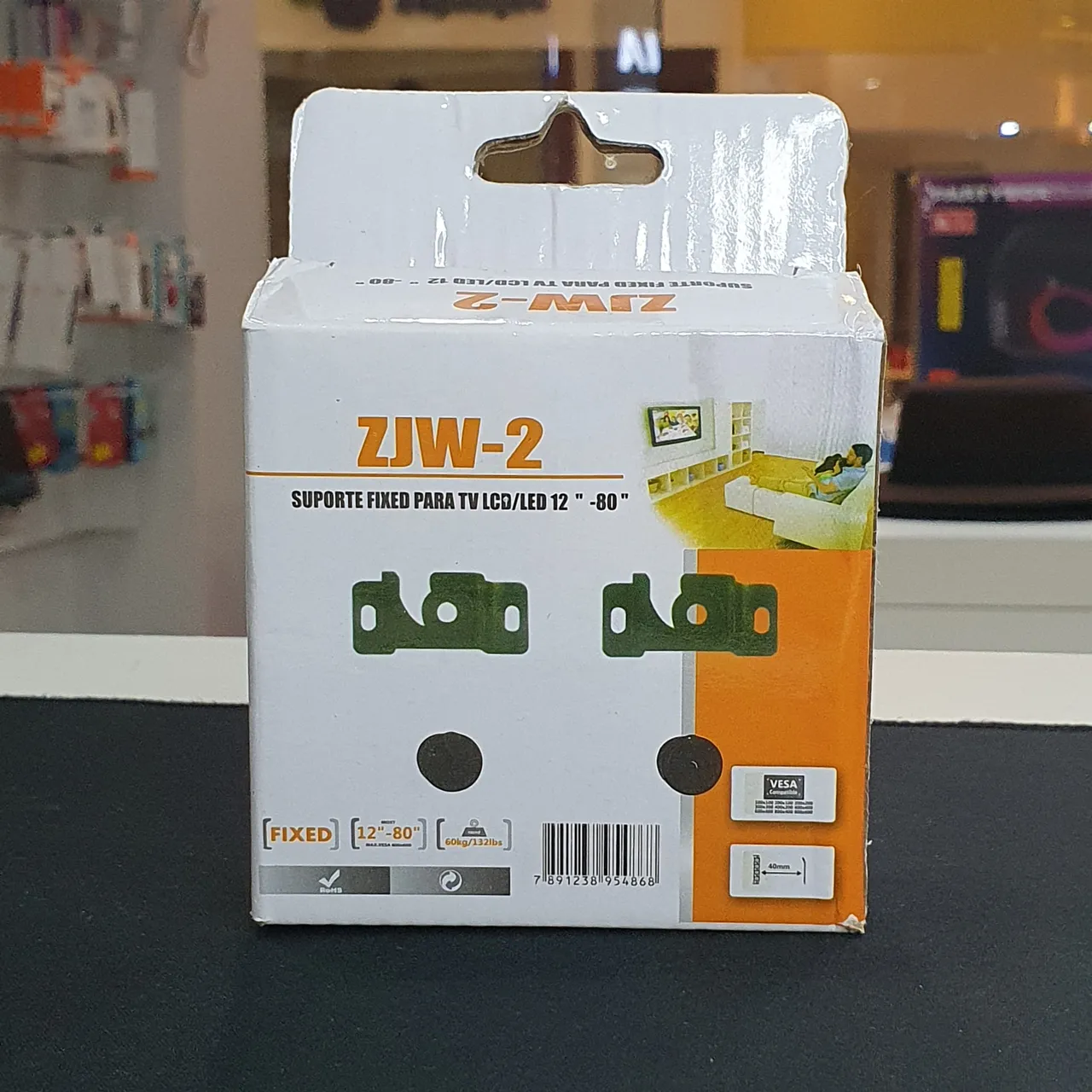 Suporte Fixo para TV LCD/LED 12"-80" - ZJW-2