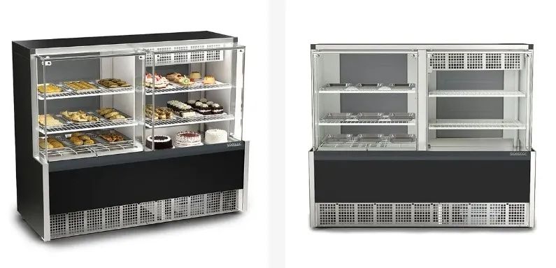 Vitrine Quente - Fria Confeitaria 1.40M GELOPAR - NOVA