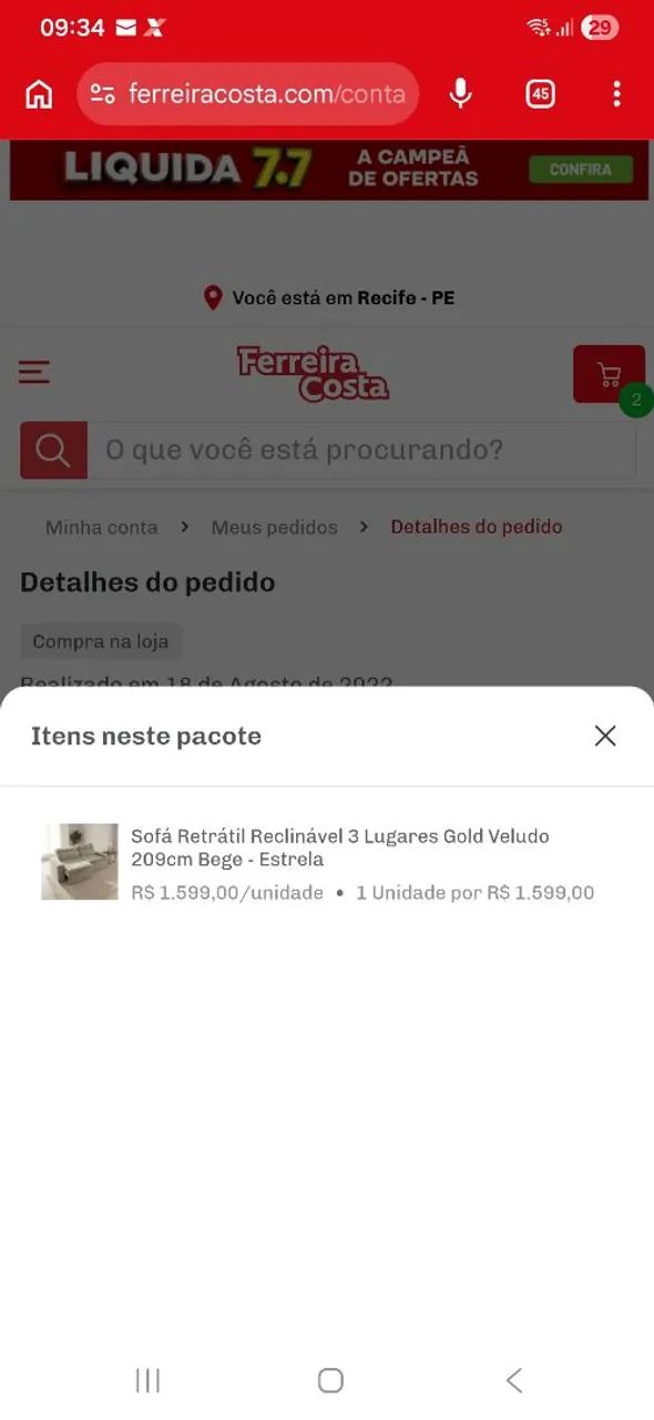 Sofa grande retratil confortável  - Foto 4