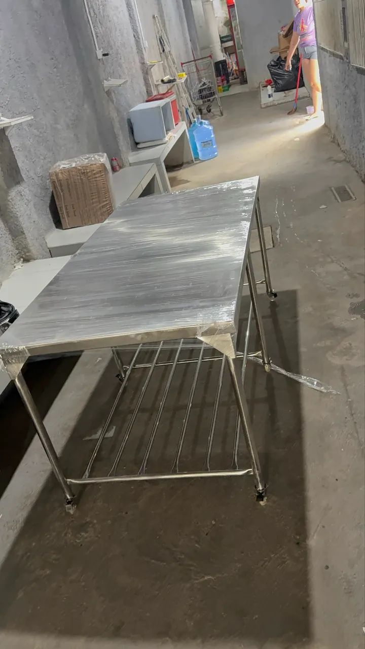 Mesa de inox barata - Foto 2