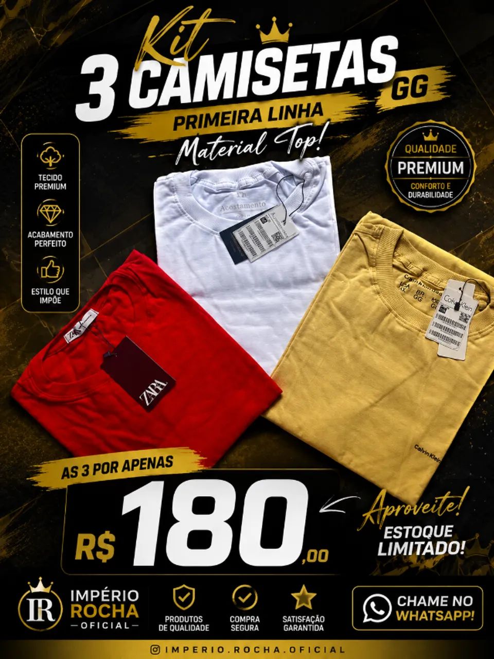 camisas casuais 