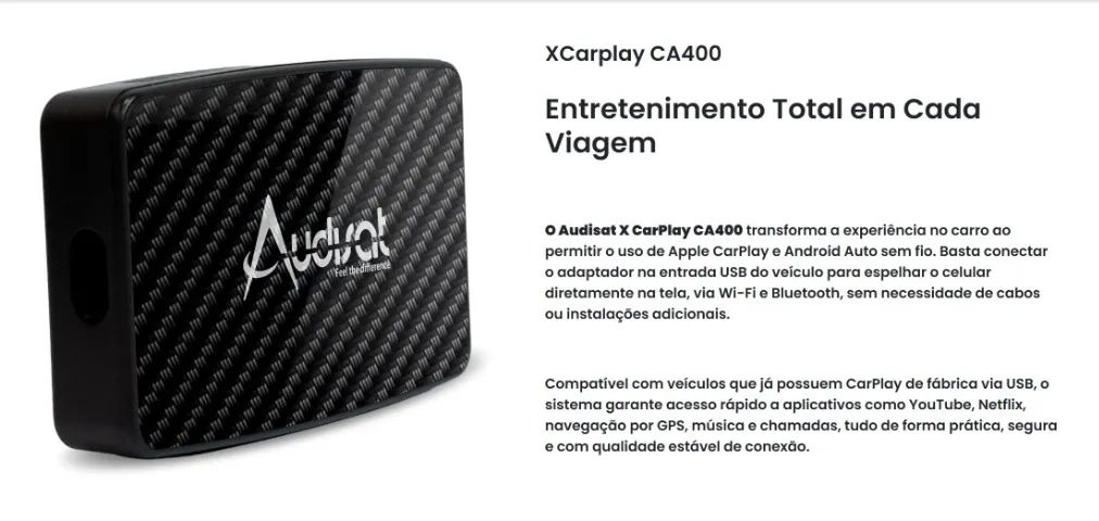 Audisat X Carplay CA400 - Foto 4