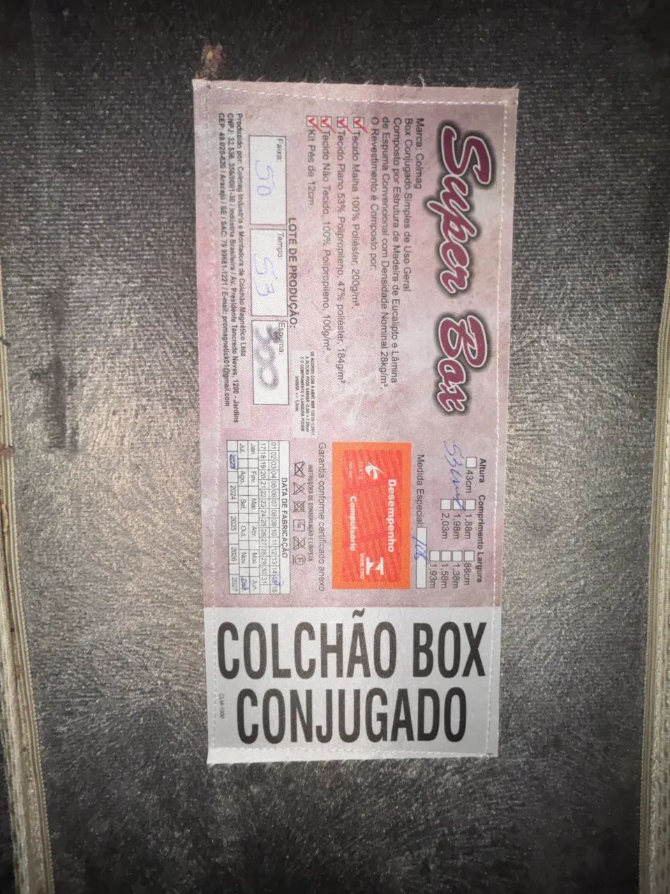 Cama Box Solteirão Seminova - Foto 4