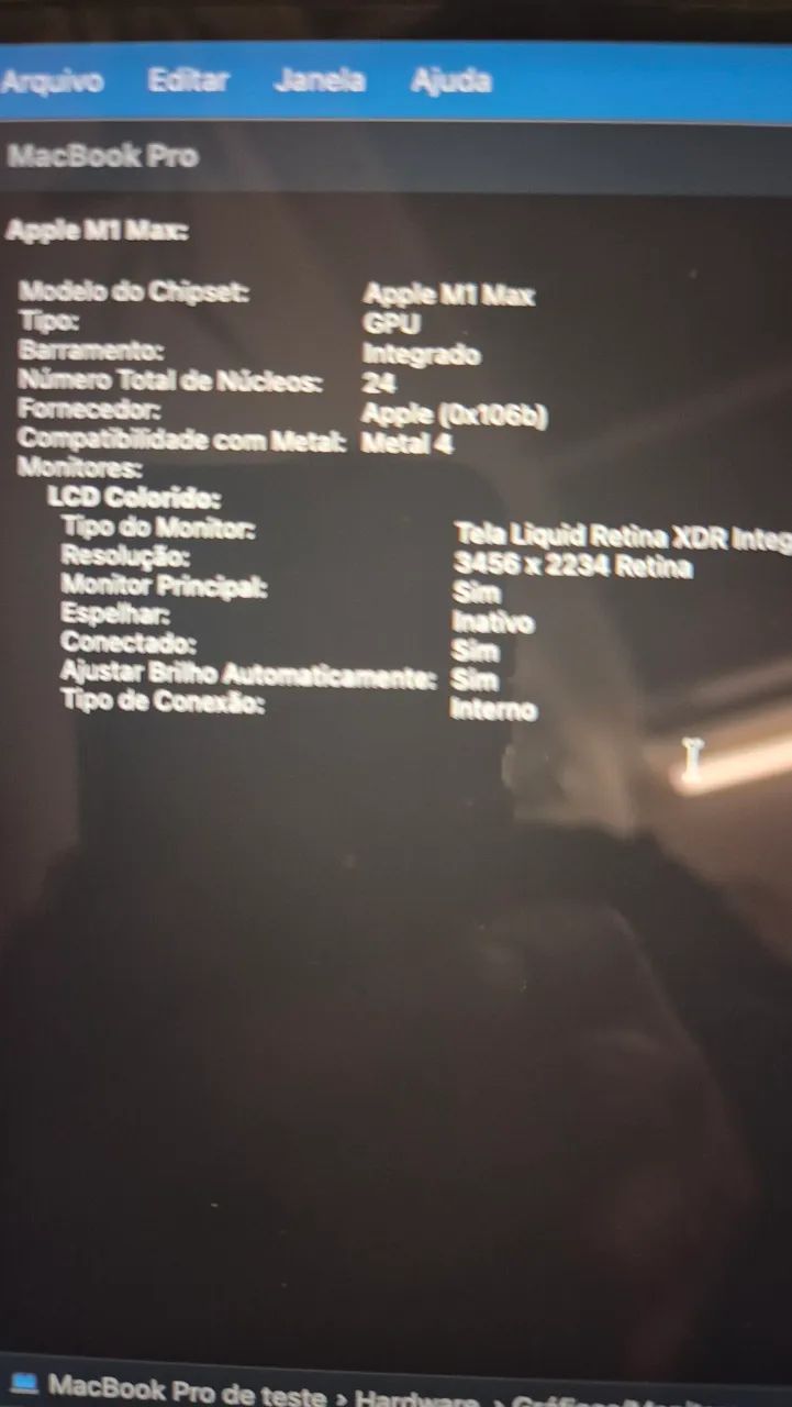 Macbook Pro 16 M1 Max 64GB 1TB GPU24 Core - Foto 5