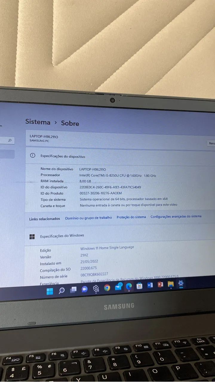 Notebook SAMSUNG 350X