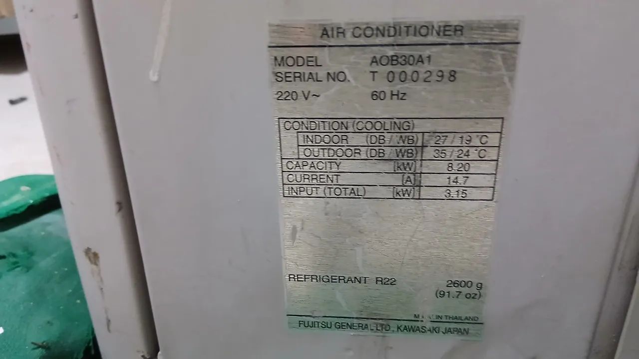 Split 30000 btu fujitsu general limited - Foto 2