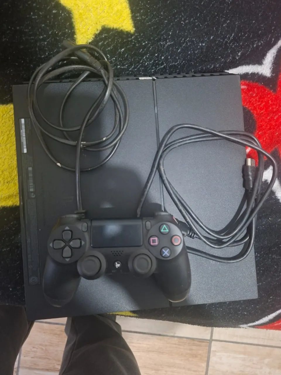 Ps4 fat com controle e naruto midia fisica - Foto 3