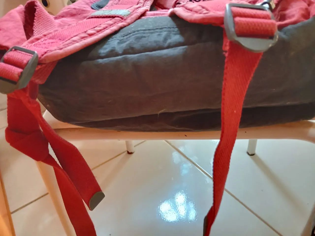mochila kipling webmaster vermelha - Foto 5