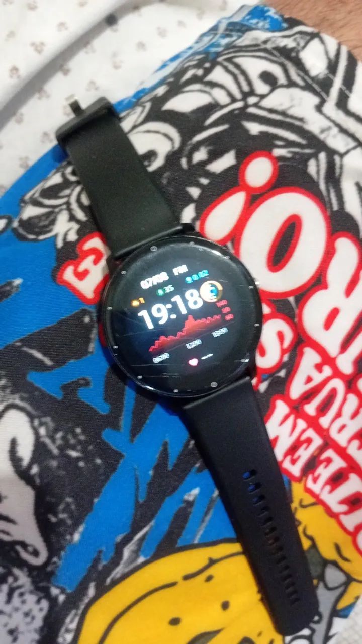 Relógio smartwatch lige a prova d'água 