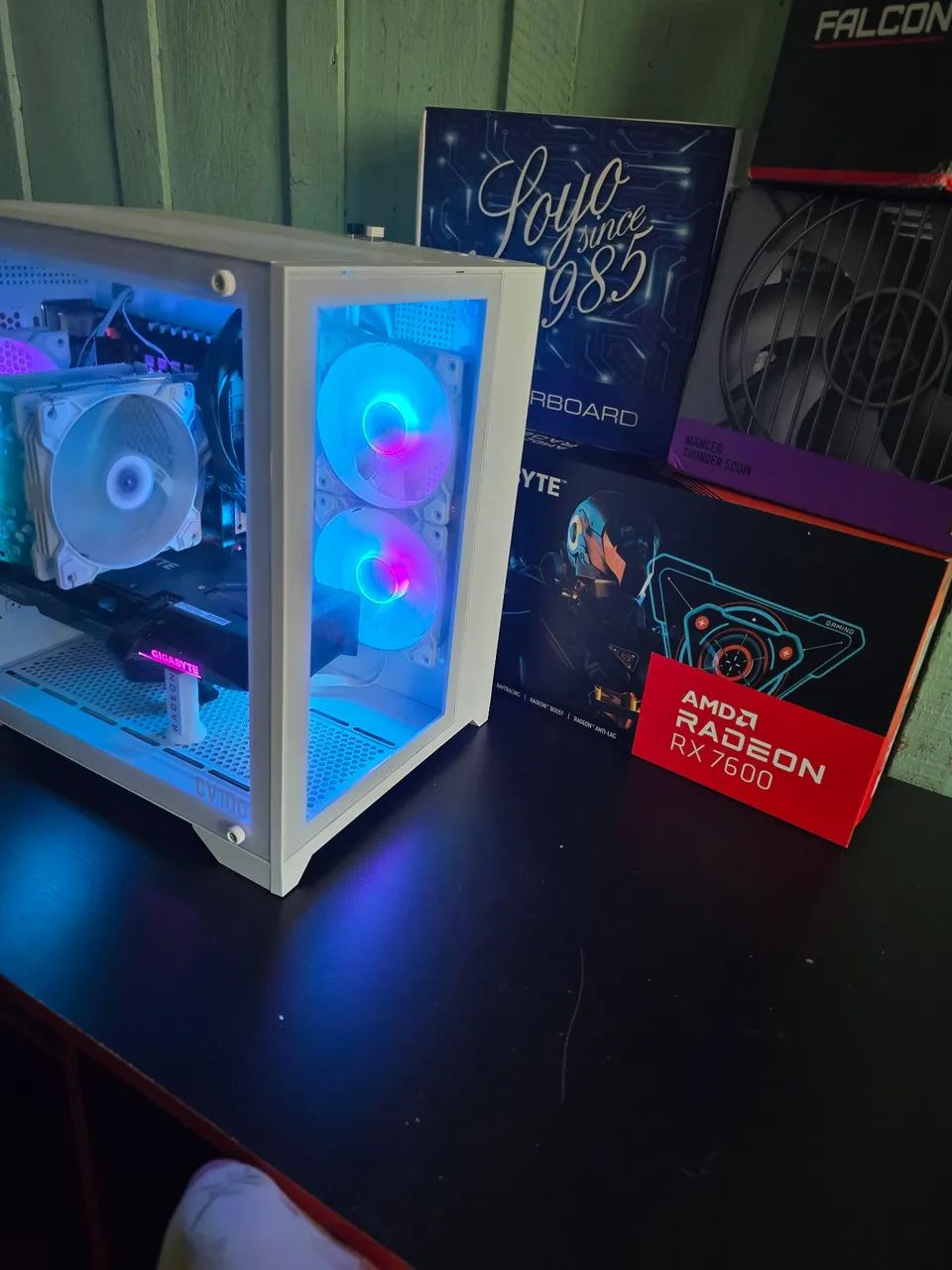 Pc gamer rx7600 xeon 2650v4 16gb ram