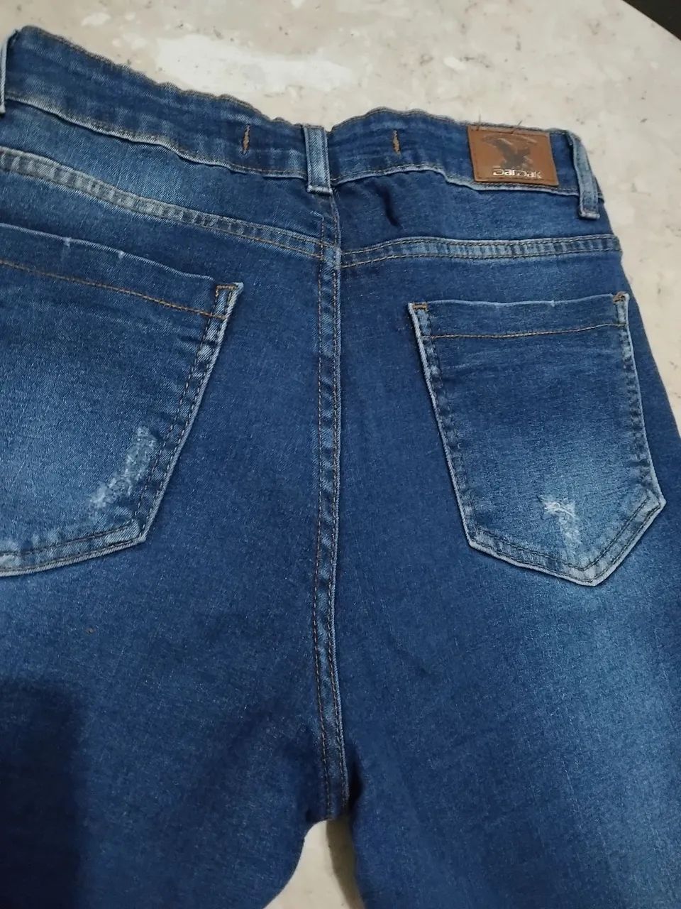 Calça jeans apliques - Foto 2