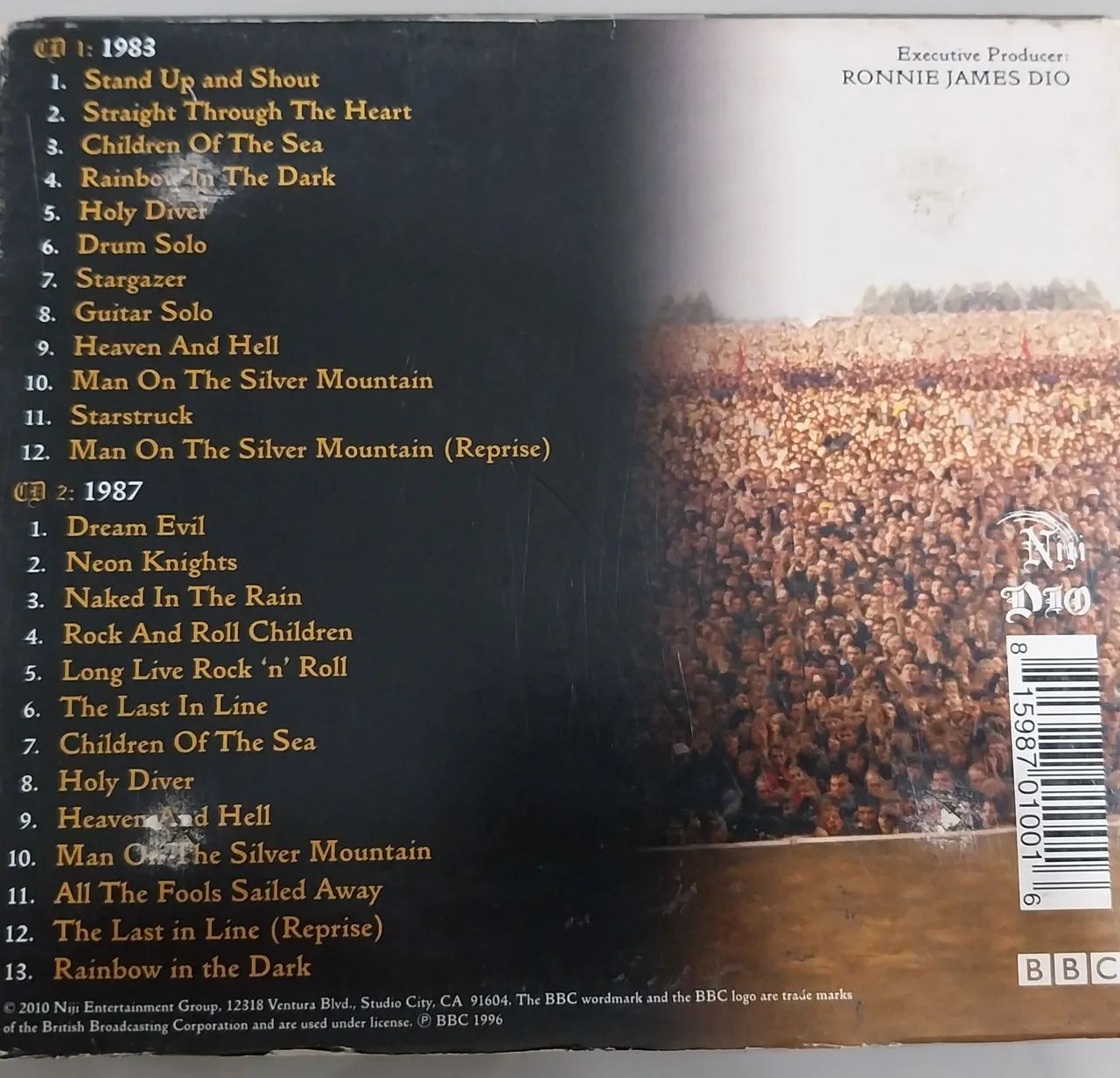 Cd Dio-At Donington UK (DUPLO/IMPORTADO) - Foto 2
