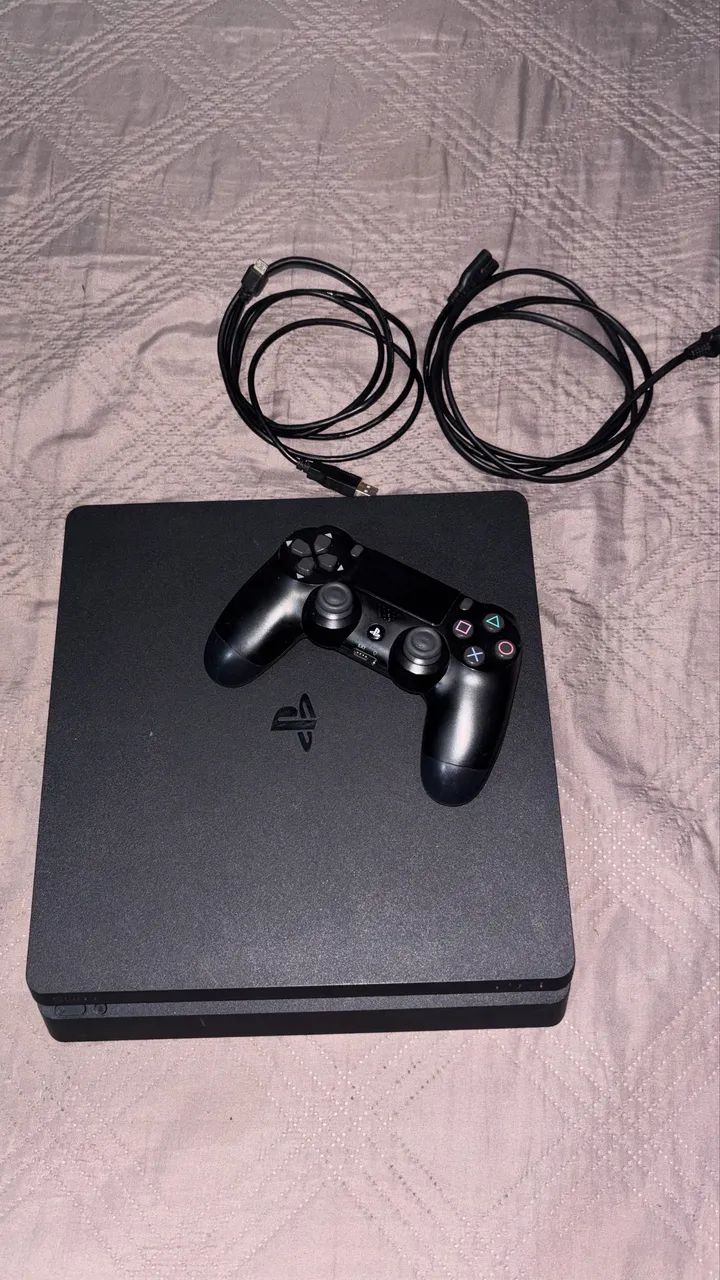 Vendo ps4 slim e jogos mídia digital e troco em ps5 slim troco em pc - Foto 5