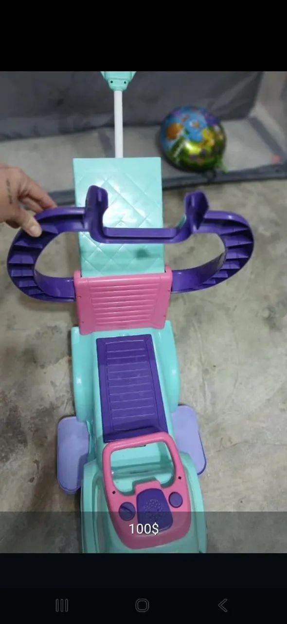 Carrinho passeio infantil com empurrador  - Foto 2