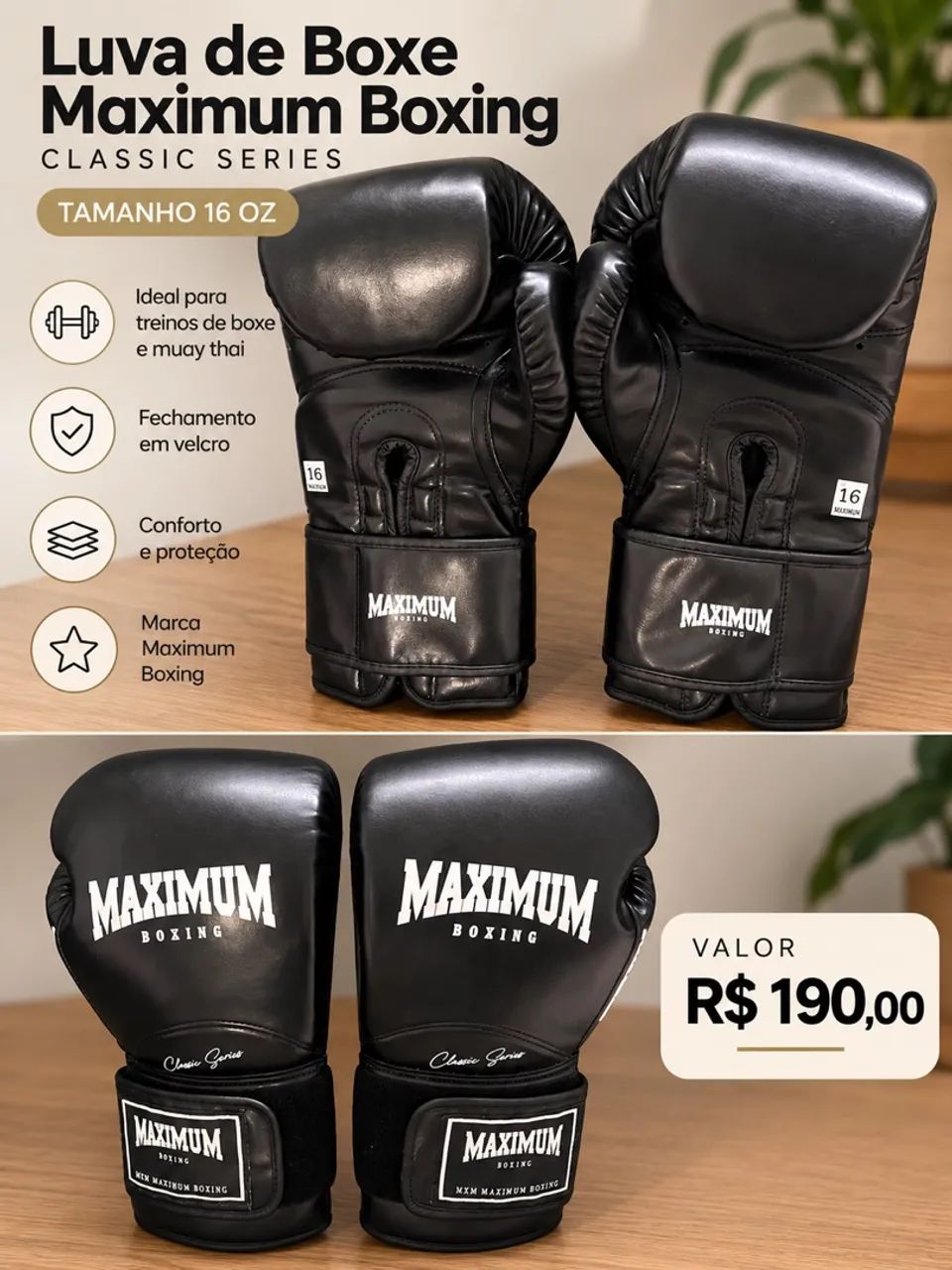Luvas de boxe