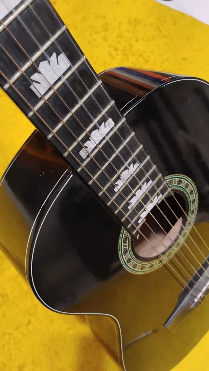 Violão Michael Com Rastilho Elétrico Bom Estado - Foto 4
