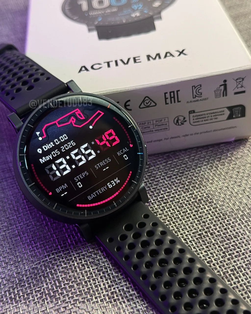Smartwatch Amazfit Active Max - GPS preciso, +170 esportes - Foto 5