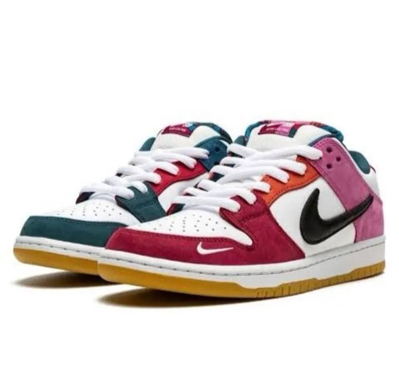 tênis nike dunk low sb x parra 'friends & family'- exclusivo colecionador - Foto 2