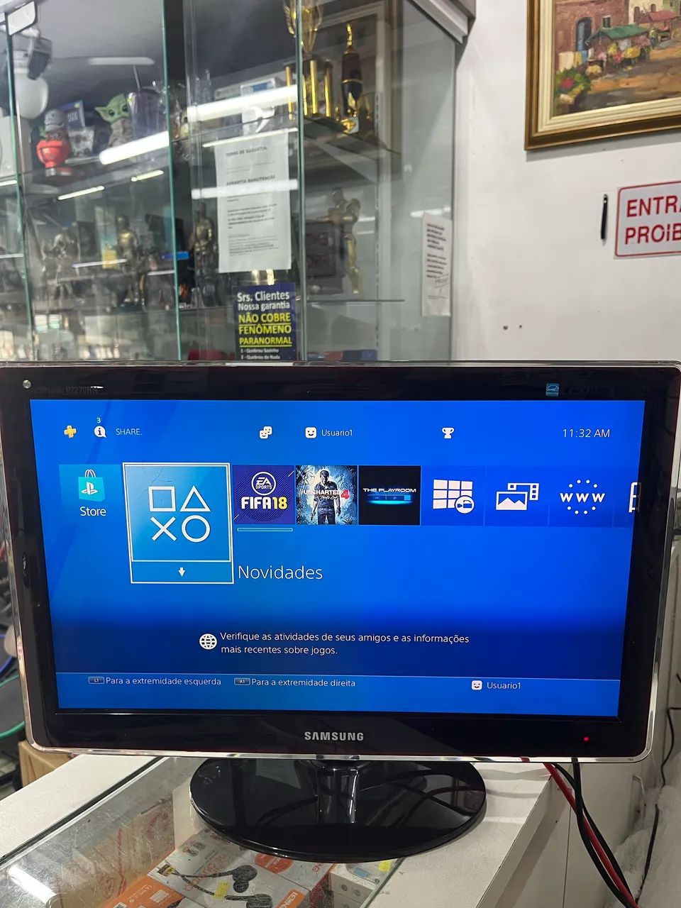tv samsung p2270hn 22 polegadas com controle remoto original  - Foto 4