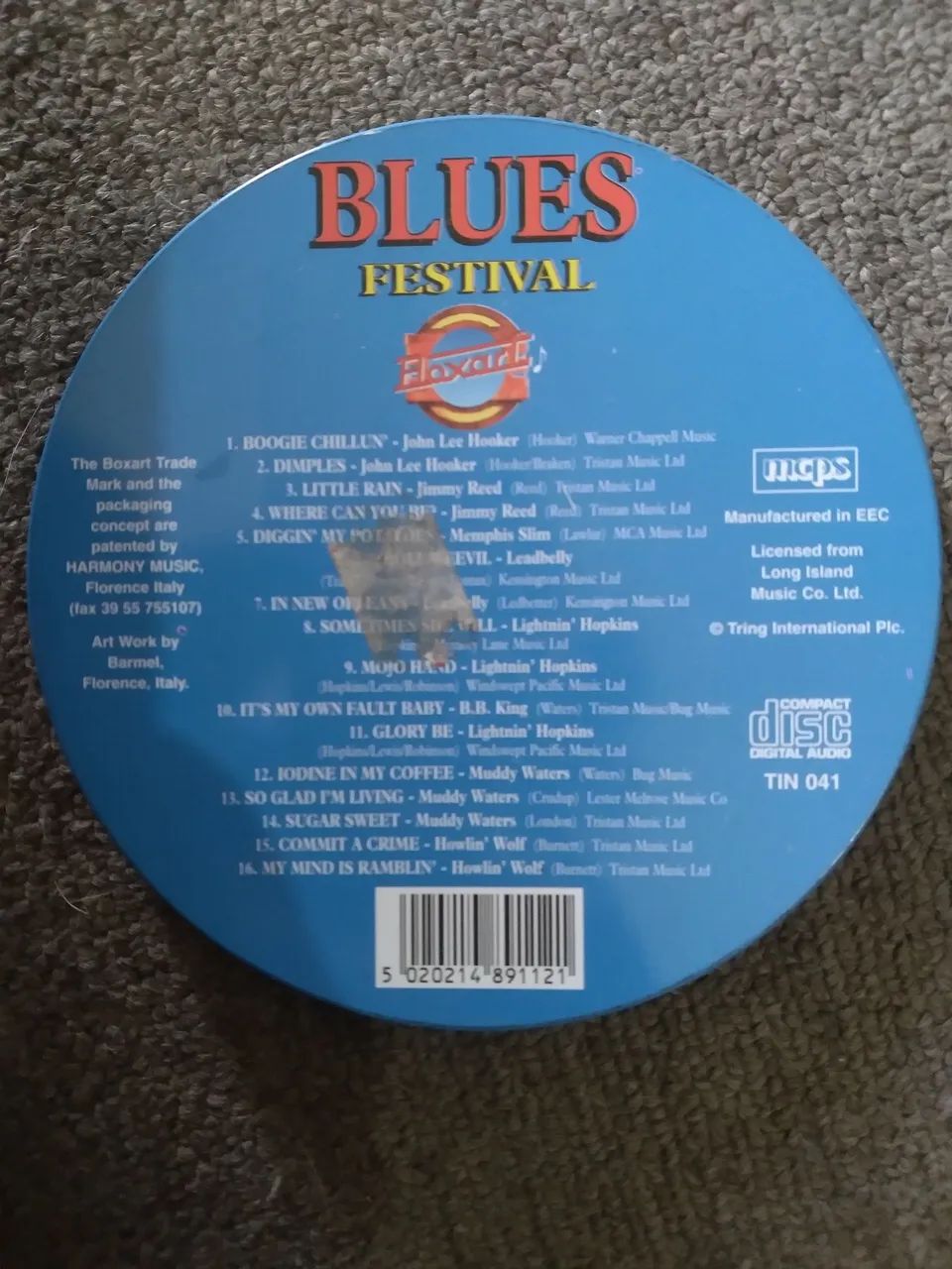 CD COLETÂNEA BLUES FESTIVAL TIN BOX RARO - CDs, DVDs etc