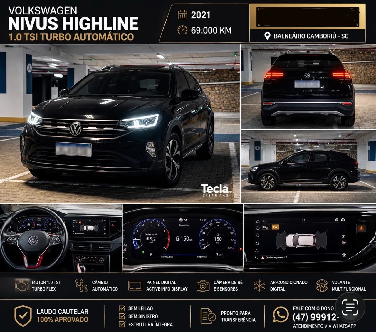 Volkswagen Nivus Nivus Highline 1.0 200 TSI Flex Aut. 2021