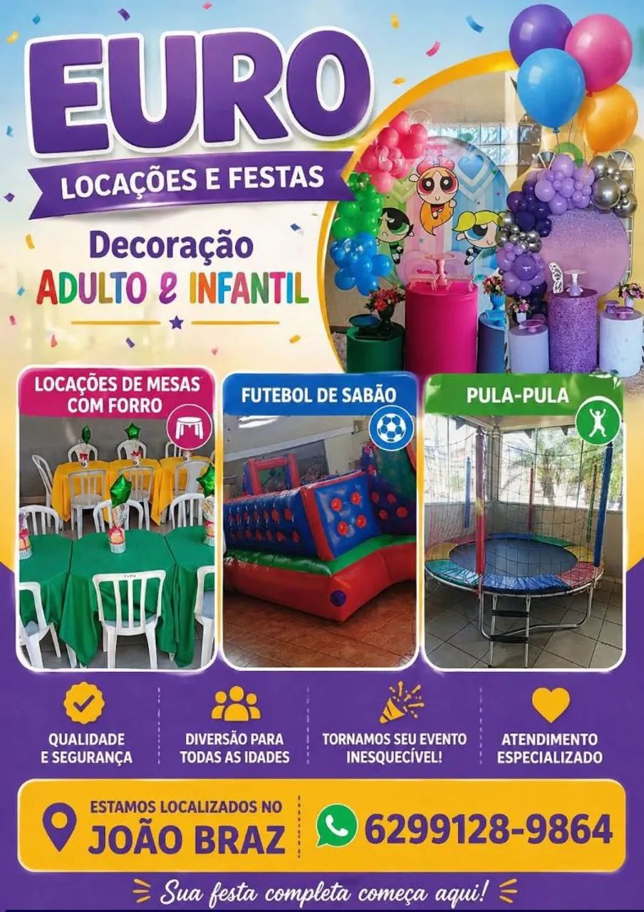 Decoração de aniversário 