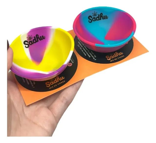 Cuia Silicone Sadhu Colorido Unidade Tie Dye - Foto 2
