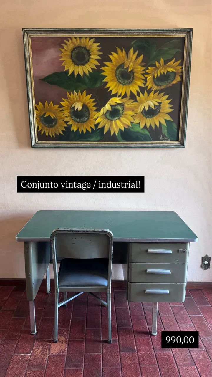 Mesa Industrial/ vintage  - Foto 2