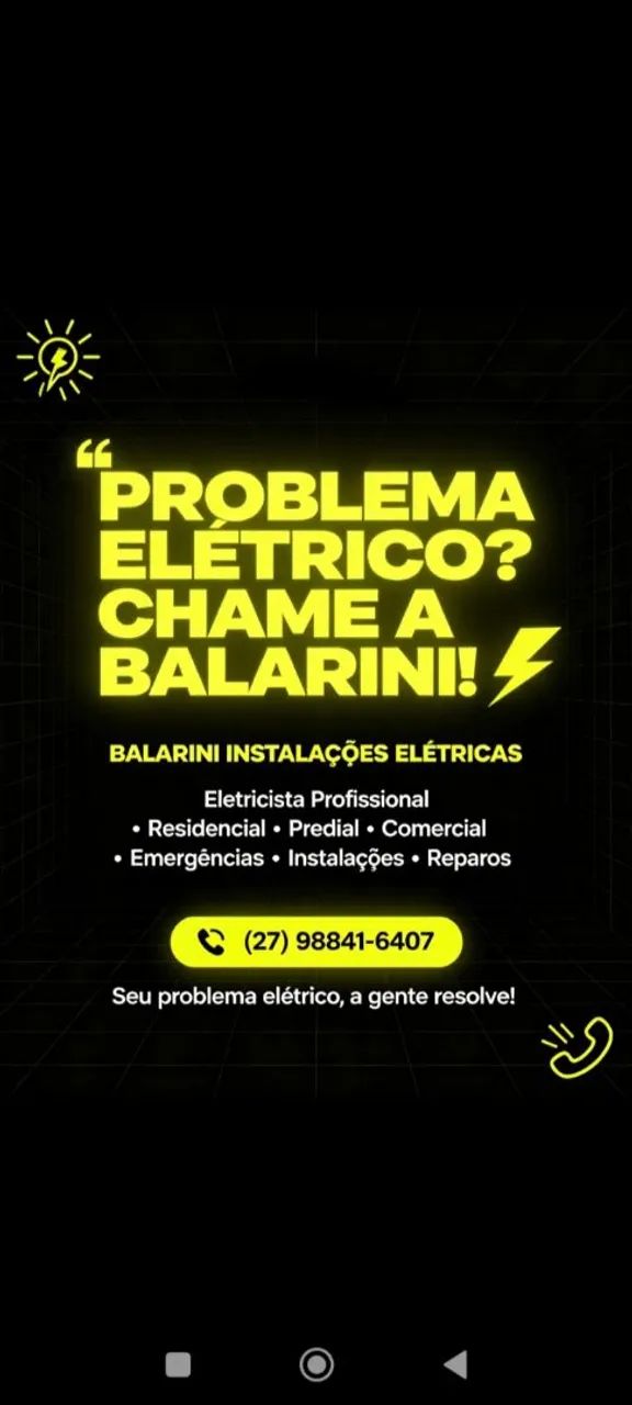 Balarini Instalações Elétricas Eletricista Profissional  - Foto 2