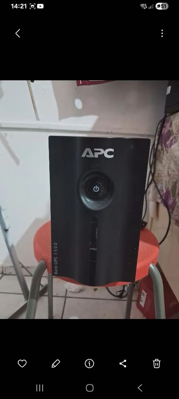 Estabilizador APC Back- UPS 1500  - Foto 5